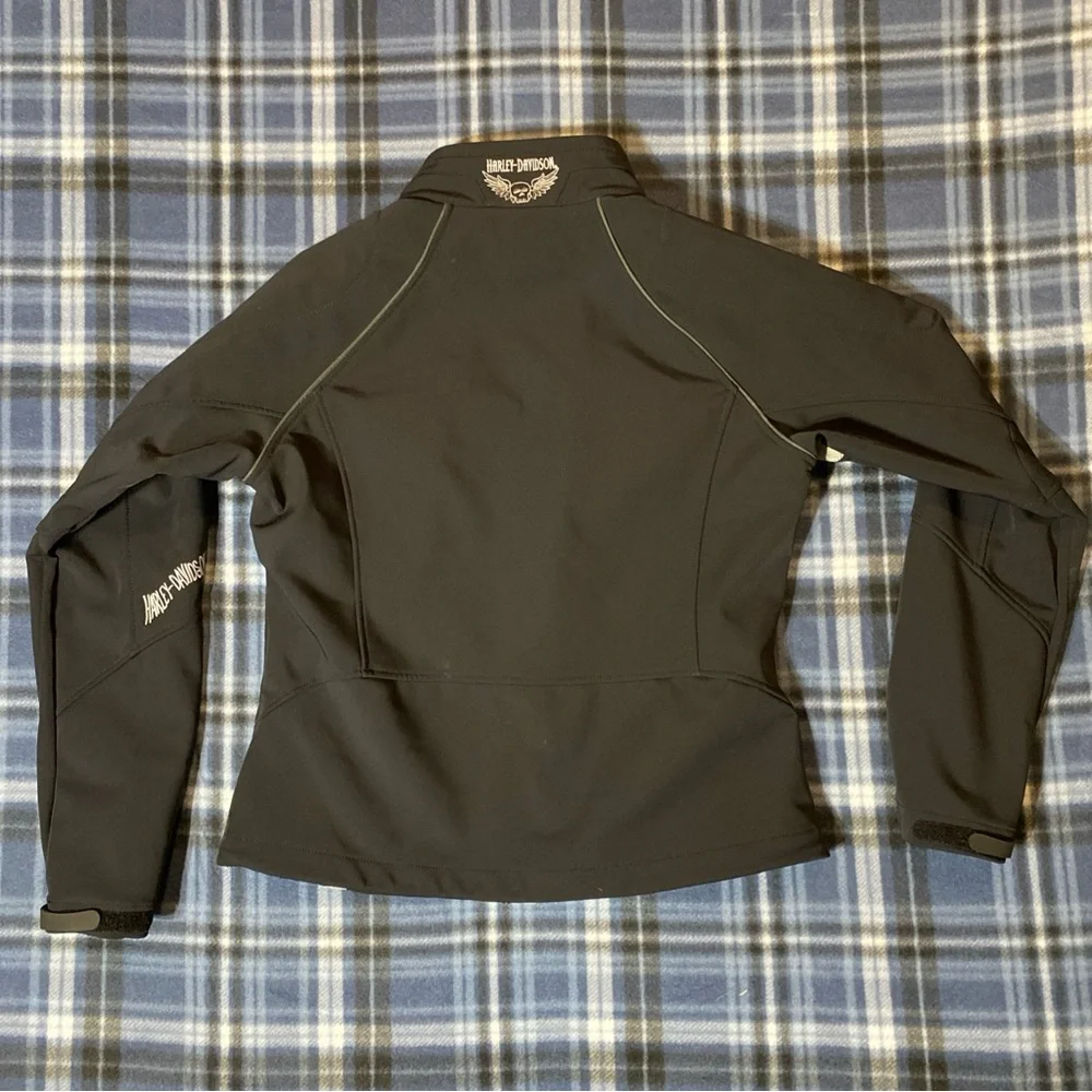 Vintage Harley Davidson Black Jacket 97252-07VW Women's Size Medium - Picture 13 of 16